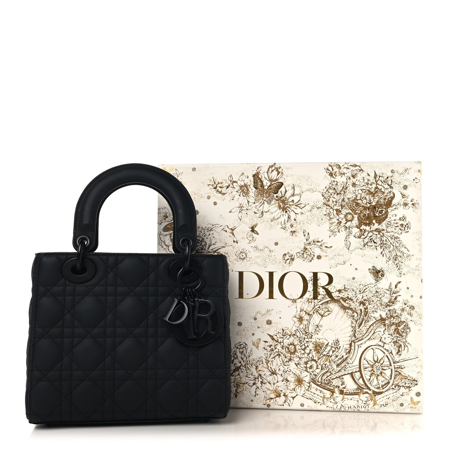 Christian Dior Ultra Matte Calfskin Cannage Small My ABCDior Lady