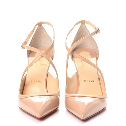 Christian Louboutin Patent Shiny Nappa Crissos 85 Pumps 39.5 Doudou 2 of 9