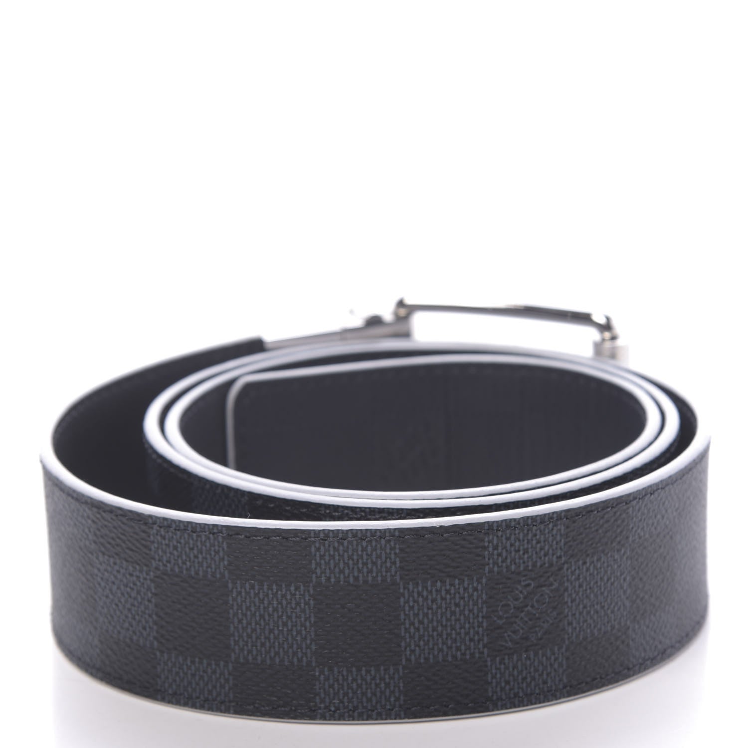 Louis Vuitton Damier Graphite Calfskin 40mm Belt 100 40 2 of 6