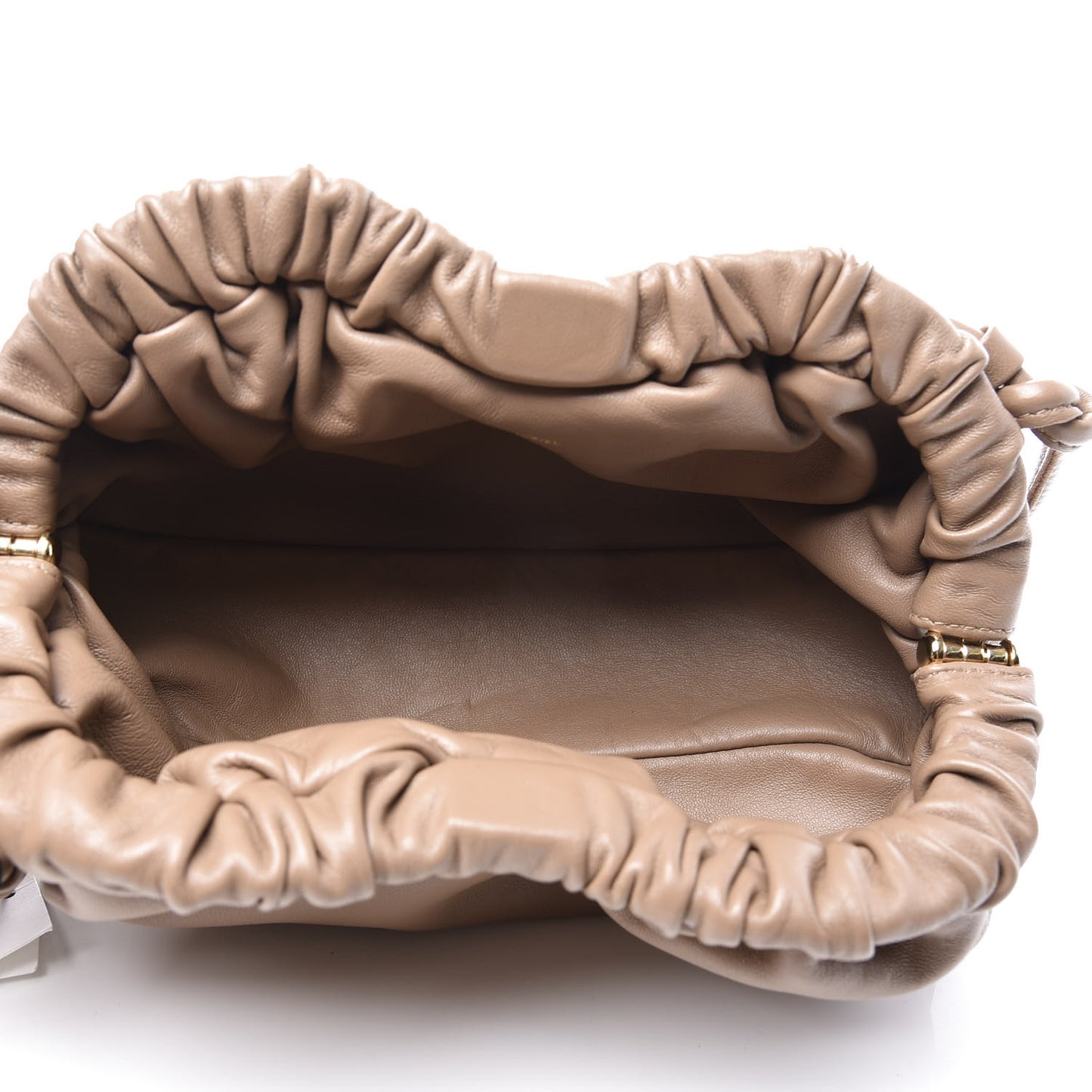 Lambskin Mini Cloud Clutch Blush