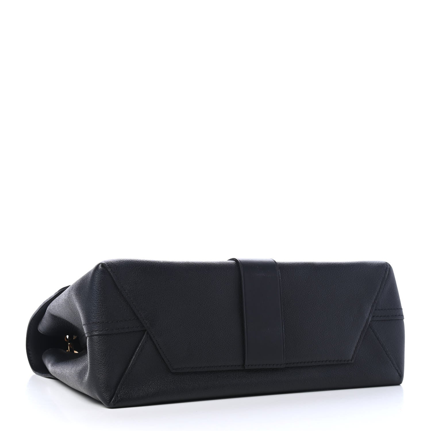 Louis Vuitton Calfskin Monogram Very One Handle Black 3 of 4