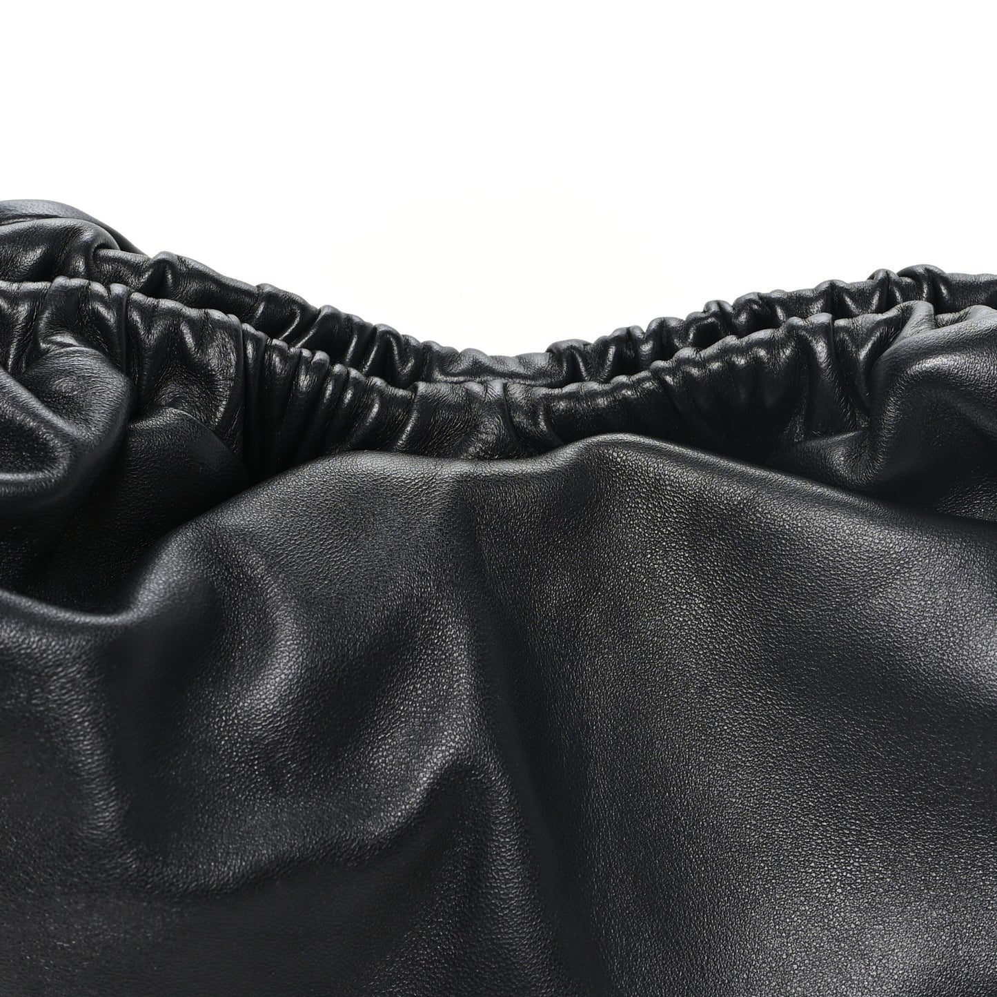 Lambskin Cloud Clutch Black Flamma