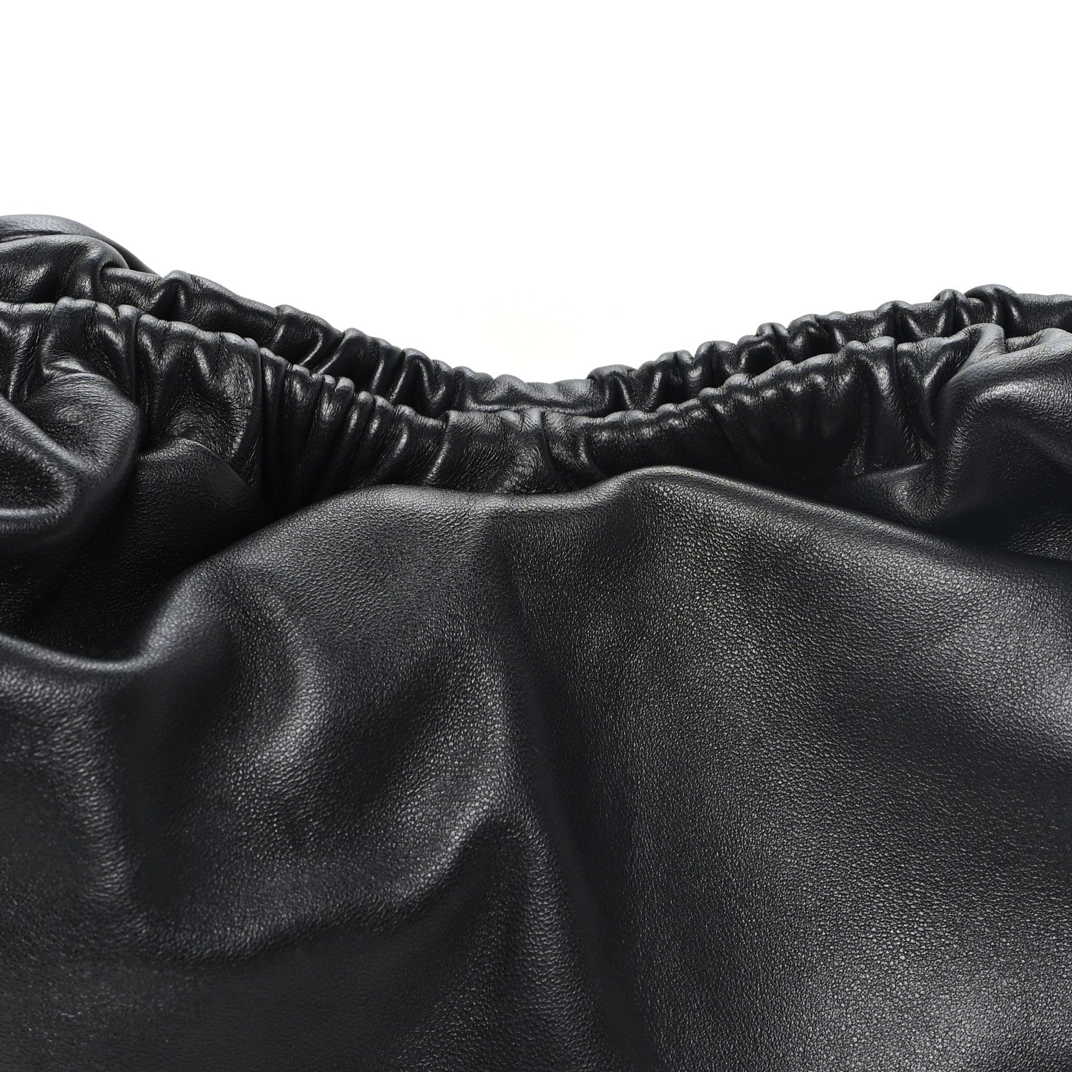 Mansur Gavriel Lambskin Cloud Clutch Black Flamma 7 of 9