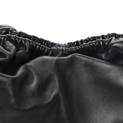 Mansur Gavriel Lambskin Cloud Clutch Black Flamma 7 of 9