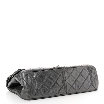 Chanel Metallic Aged Calfskin Quilted 2.55 Reissue 227 Flap Dark Silver 4 of 13
