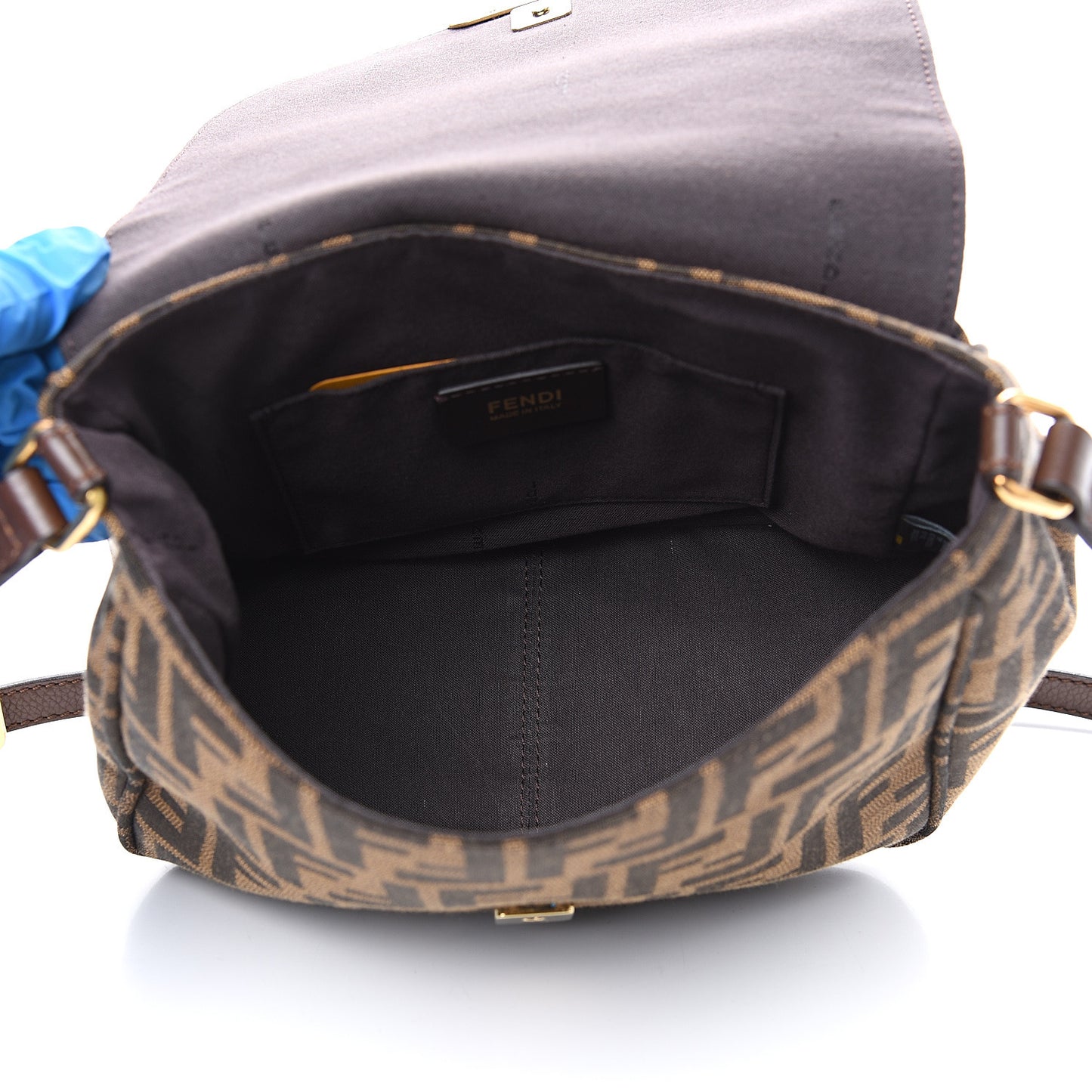 Zucca Vitello Artic Small Messenger Bag Tobacco Castagna