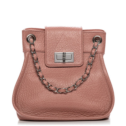 Chanel Grained Calfskin Mademoiselle Accordion Flap Pink 1 of 7
