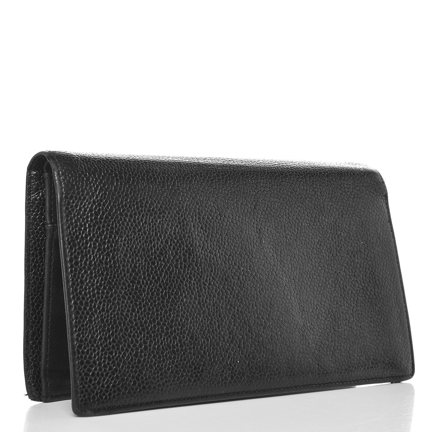 Chanel Caviar Timeless CC Yen Wallet Black 4 of 30