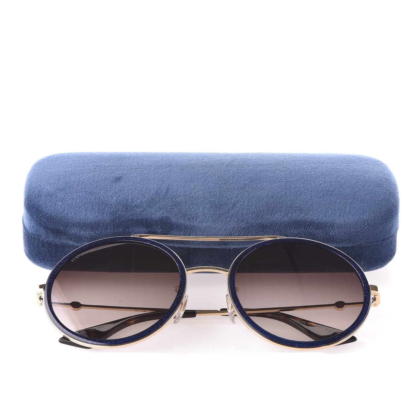 Round Sunglasses GG 0061S Blue