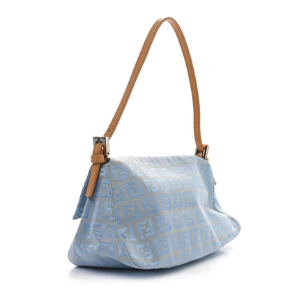Fendi Zucchino Mini Mama Baguette Blue 3 of 9