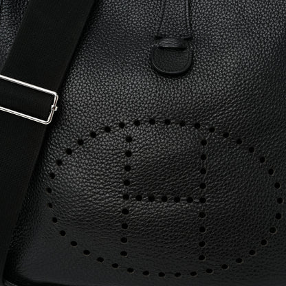 Hermes Taurillon Clemence Evelyne III GM Black 8 of 10