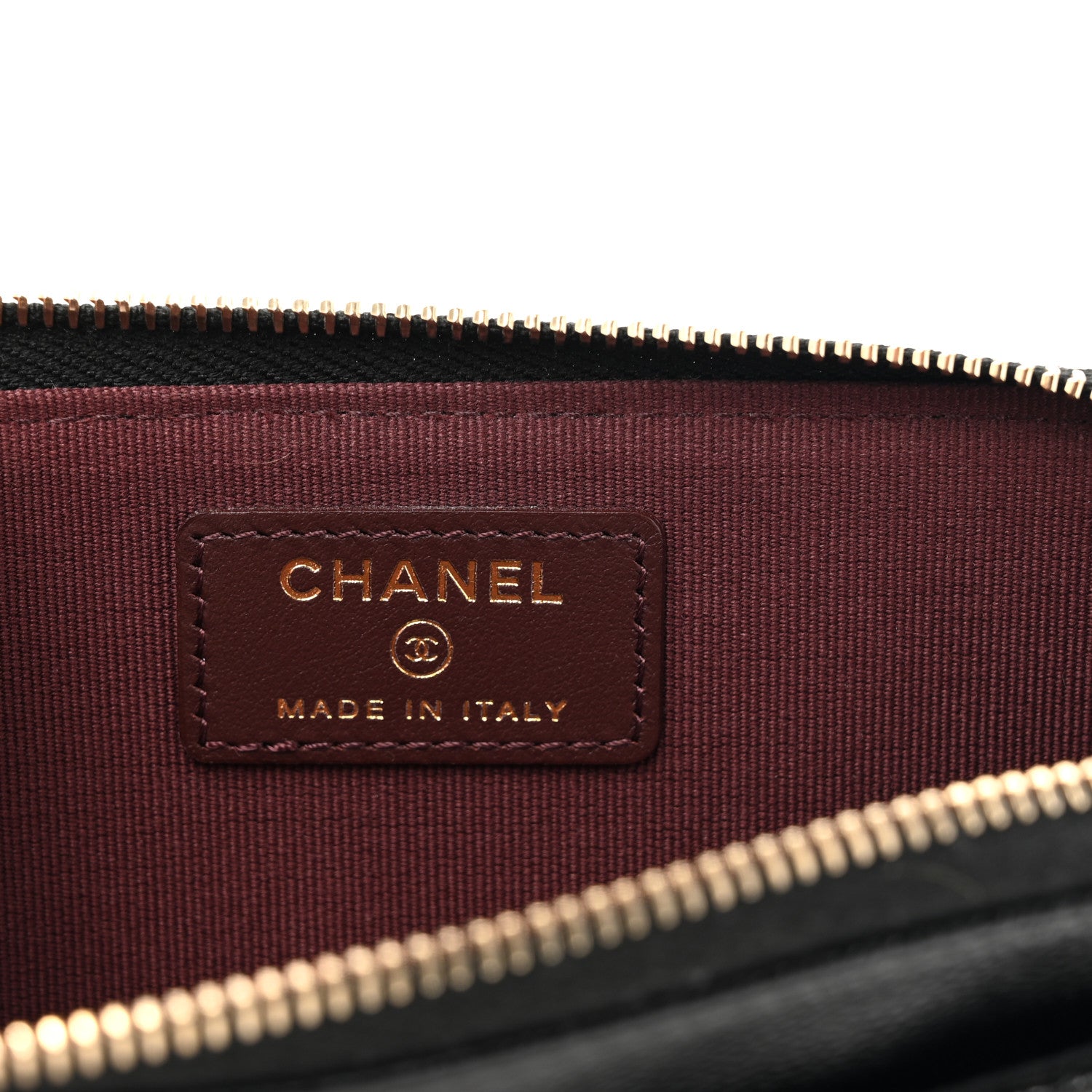 Chanel Caviar Quilted CC Zip Around Card Holder Black 6 of 7