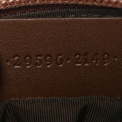 Gucci Monogram Small Balthus Cosmetic Case  Beige Ebony Cocoa 6 of 9