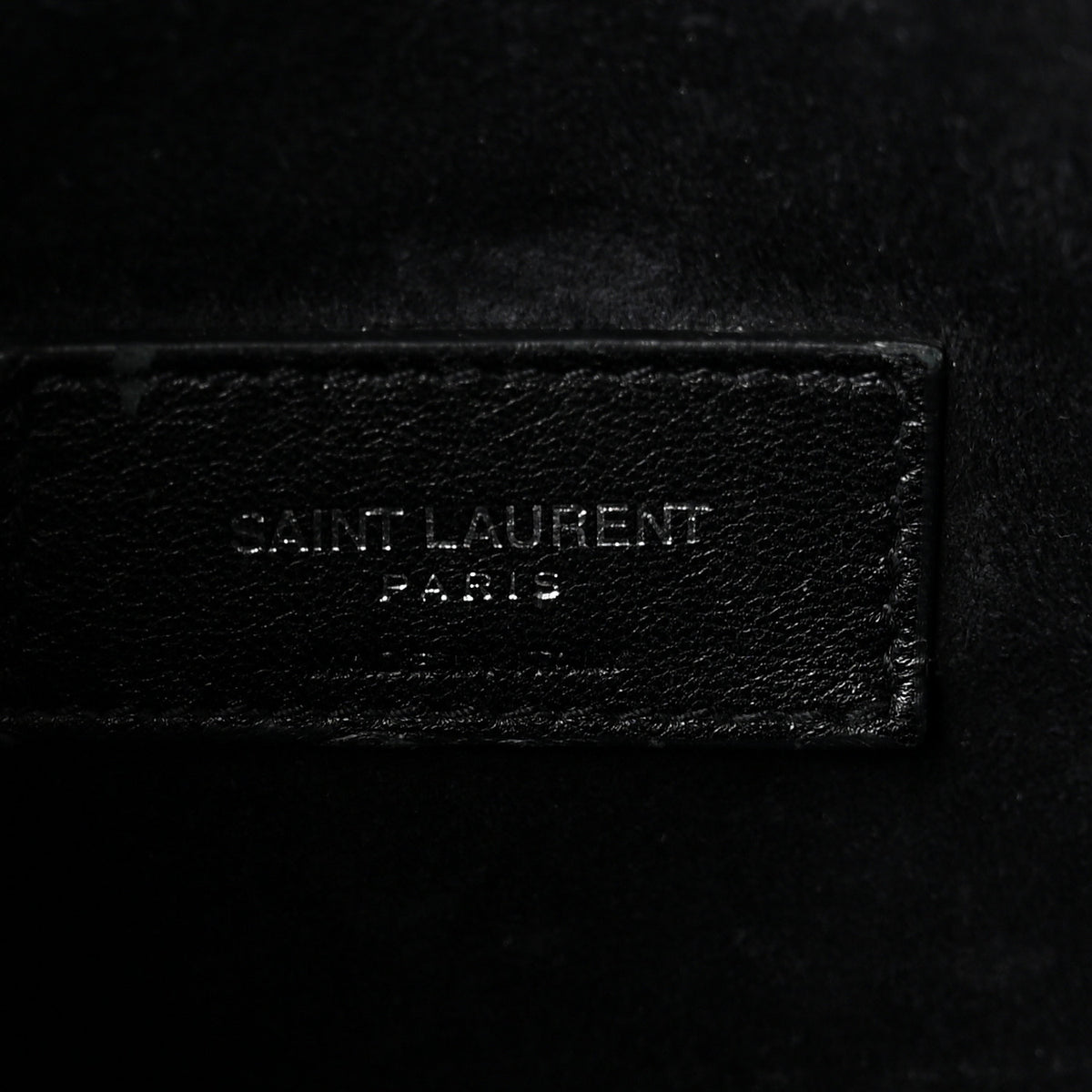 Calfskin Crocodile Embossed Small Supple Sac de Jour Black