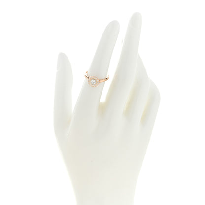 Tiffany 18K Rose Gold Platinum Diamond Round Enchant Flower Ring 51 5.75 2 of 5