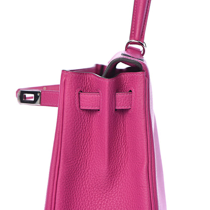 Hermes Togo Kelly Retourne 25 Rose Pourpre 11 of 36