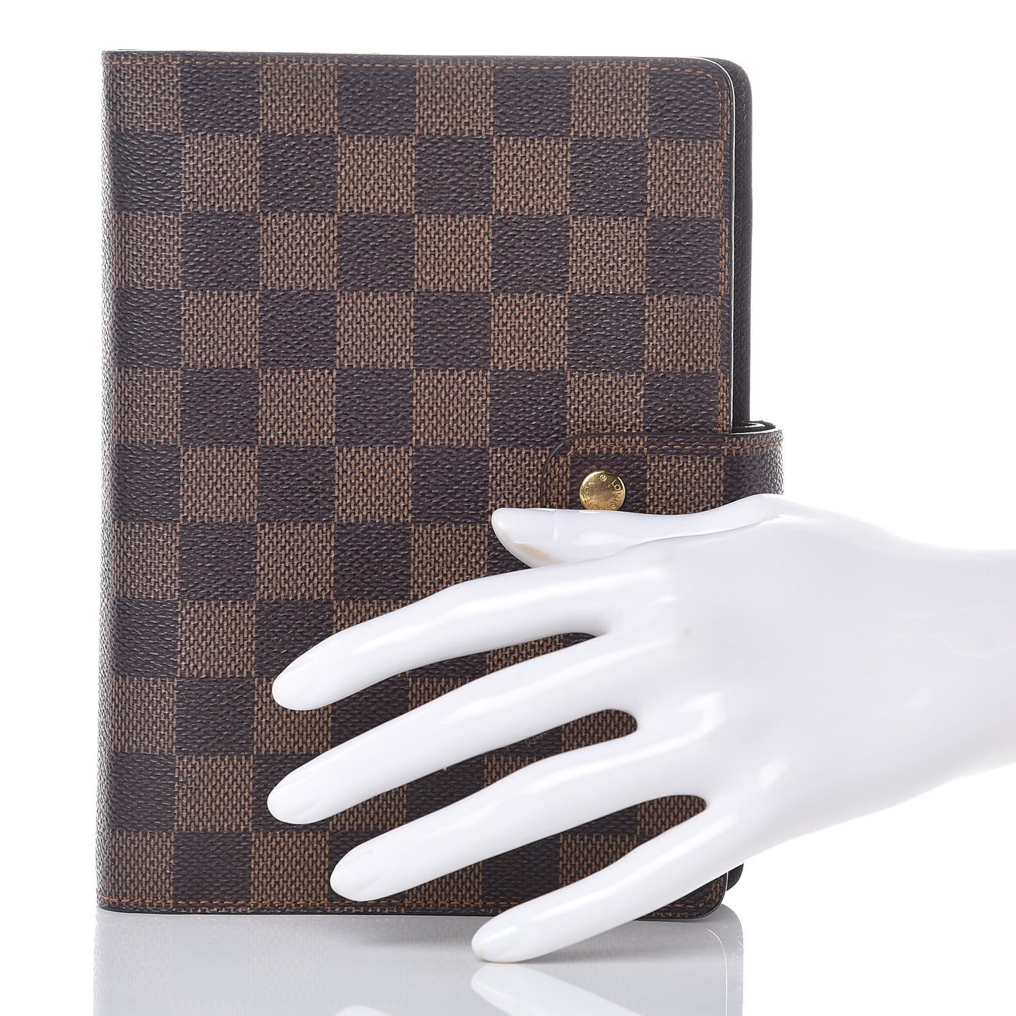 Damier Ebene Medium Ring Agenda Cover
