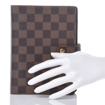 Louis Vuitton Damier Ebene Medium Ring Agenda Cover 2 of 5
