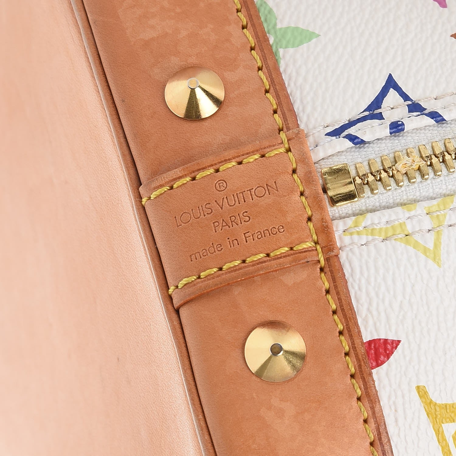 Louis Vuitton Monogram Multicolor Alma White 6 of 18