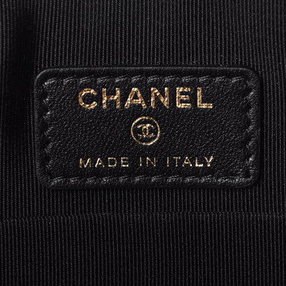 Chanel Lambskin Quilted Medium Flap Cosmetic Case Black 6 of 8