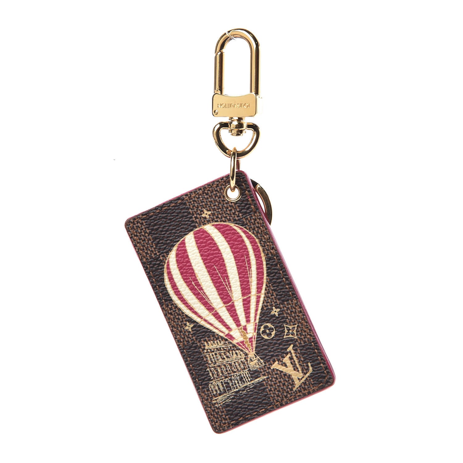 Louis Vuitton Damier Ebene Illustre Air Balloon Bag Charm Grenade 1 of 4