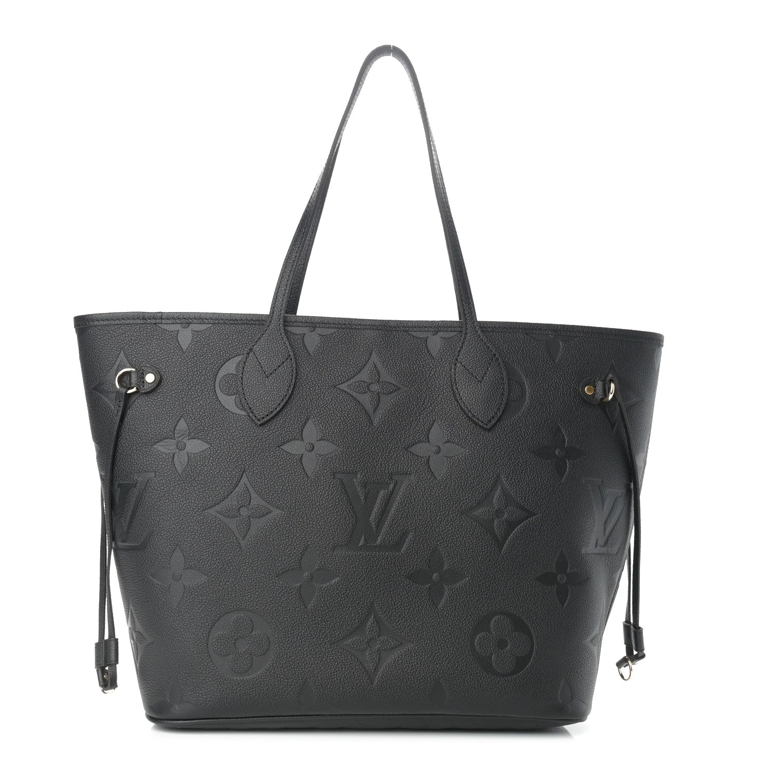 Louis Vuitton Empreinte Monogram Giant Neverfull MM Black 3 of 10