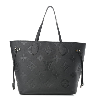Louis Vuitton Empreinte Monogram Giant Neverfull MM Black 3 of 10