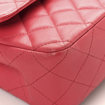 Chanel Caviar Quilted Medium Double Flap Pink 11 of 13