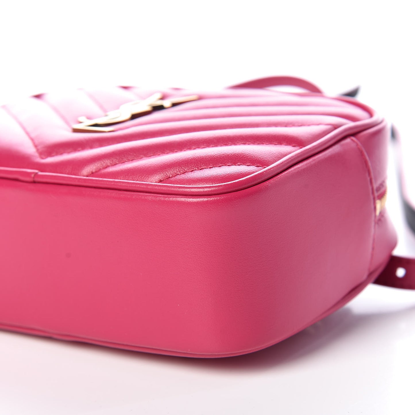 Calfskin Matelasse Monogram Lou Belt Bag Bright Pink
