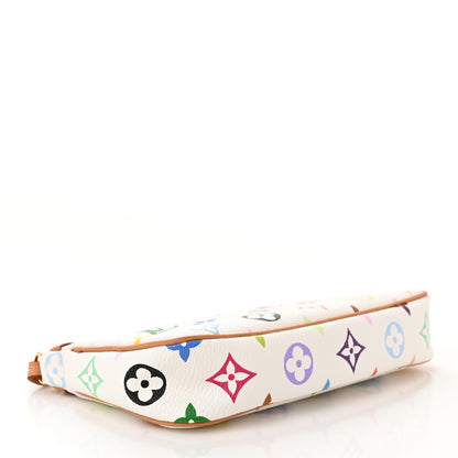 Louis Vuitton Monogram Multicolor Pochette Accessories White 4 of 10