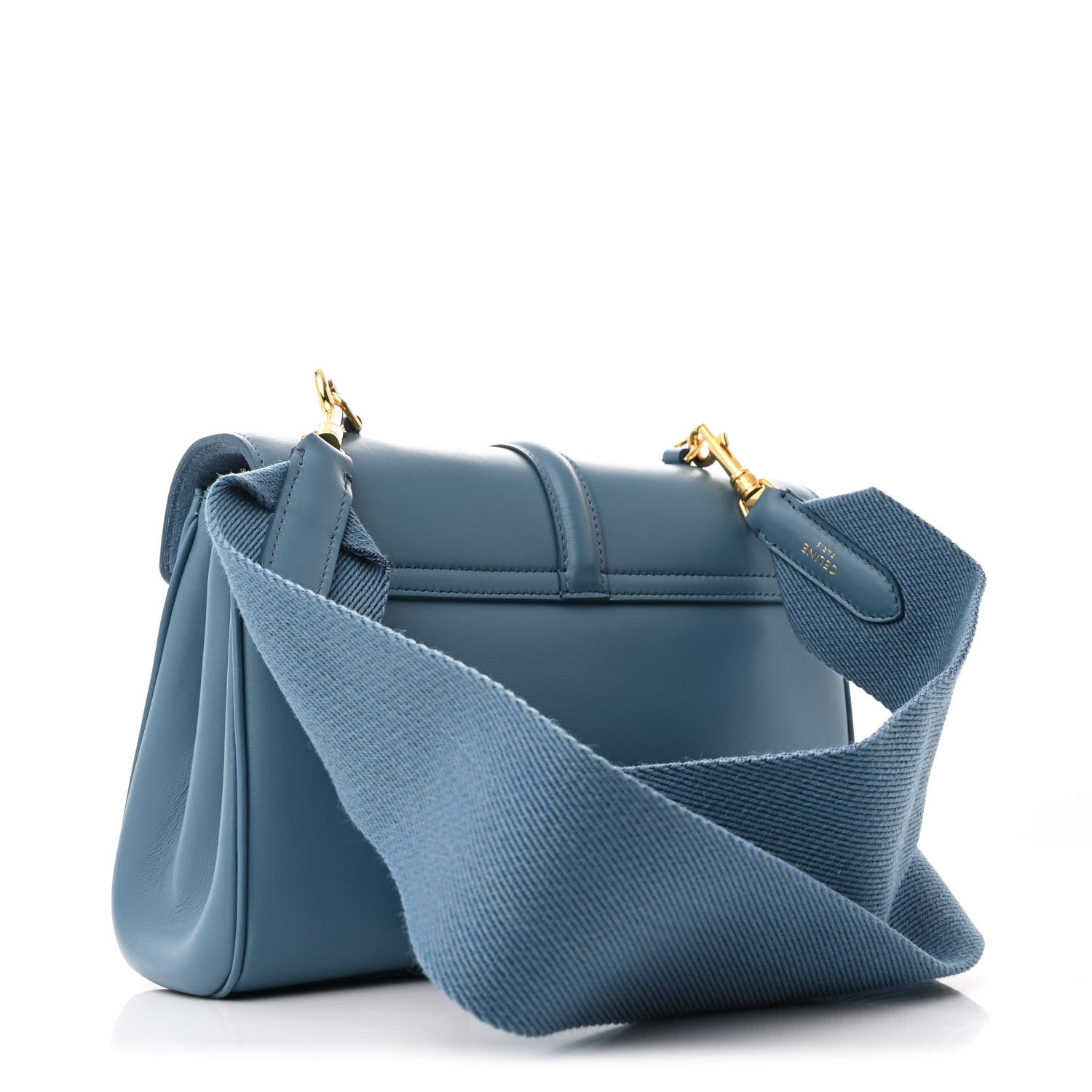 Celine Smooth Calfskin Teen 16 Crossbody Bag  Blue 3 of 13