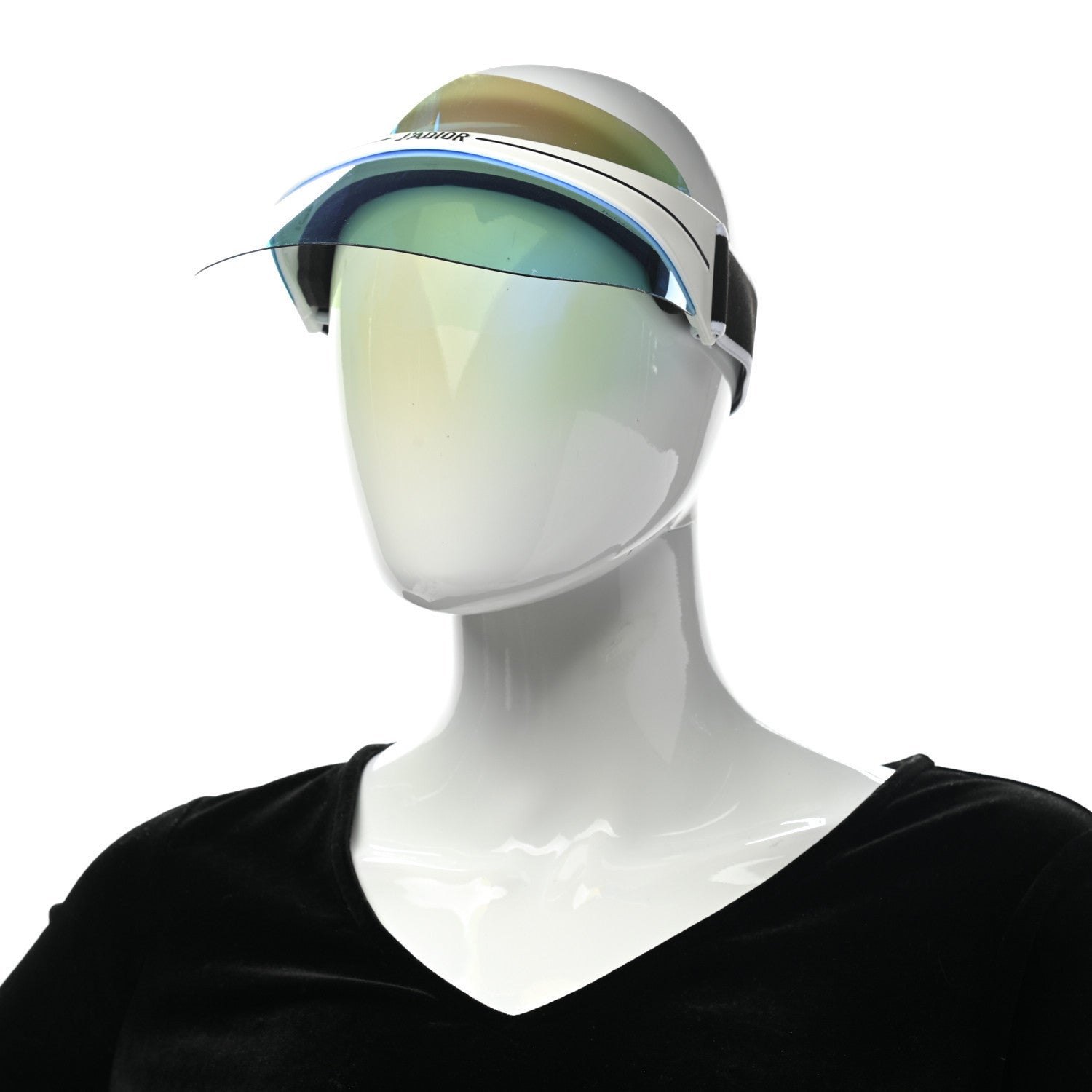 Christian Dior Mirrored DiorClub1 Sun Visor Blue 2 of 9