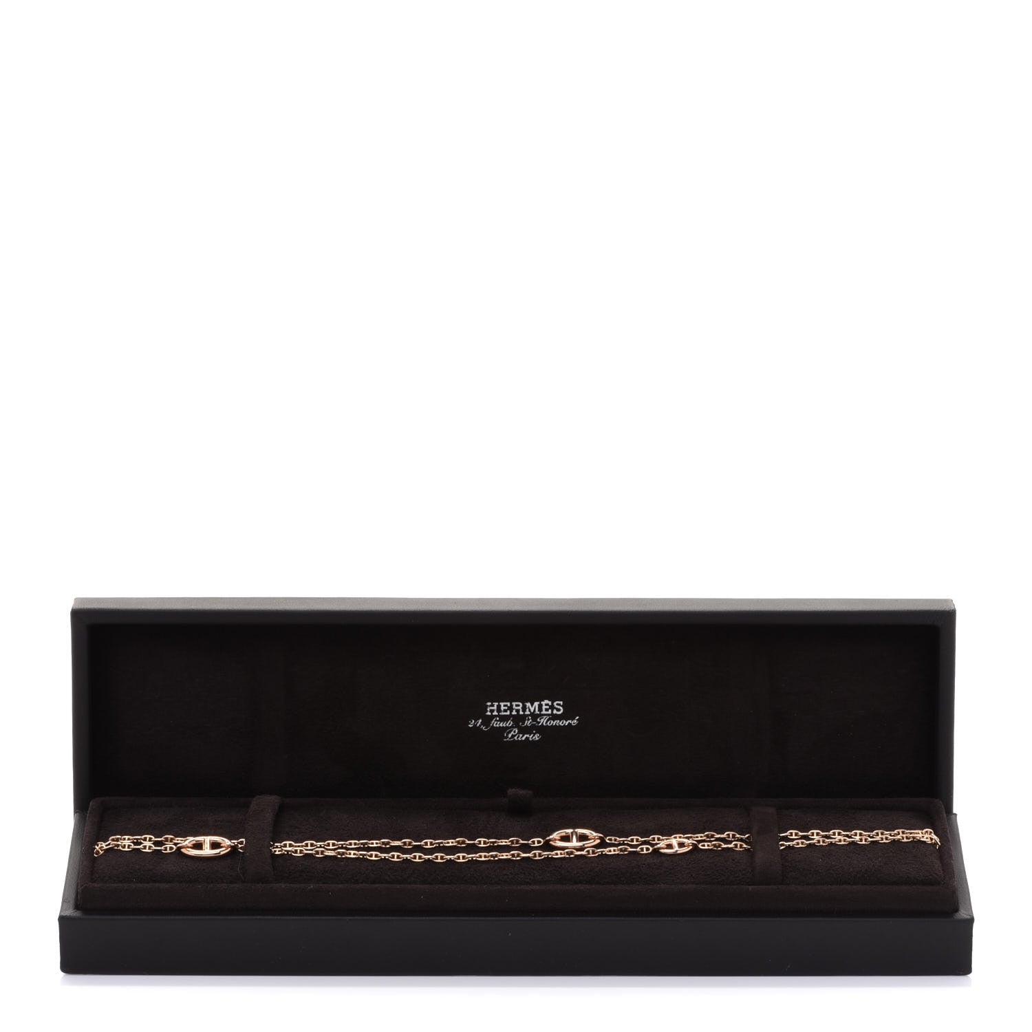 Hermes 18K Rose Gold PM Farandole Necklace 120 7 of 7