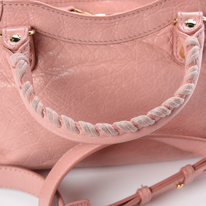 Balenciaga Agneau Giant 12 Gold Hardware Mini City Rose Peche 21 of 27