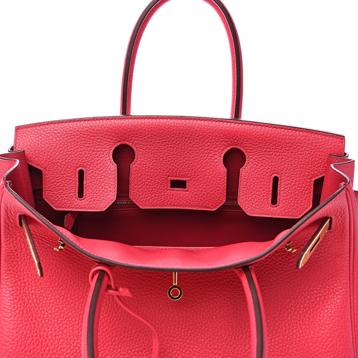 Taurillon Clemence Birkin 30 Rose Extreme