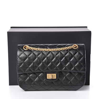 Chanel Aged Calfskin Quilted 2.55 Reissue 225 Flap Black 12 of 12