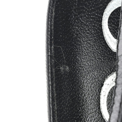 Gucci Moire Fabric Malaga Kid Crystal GG Monogram Square G 75mm Slingback Pumps 36 Black 9 of 10