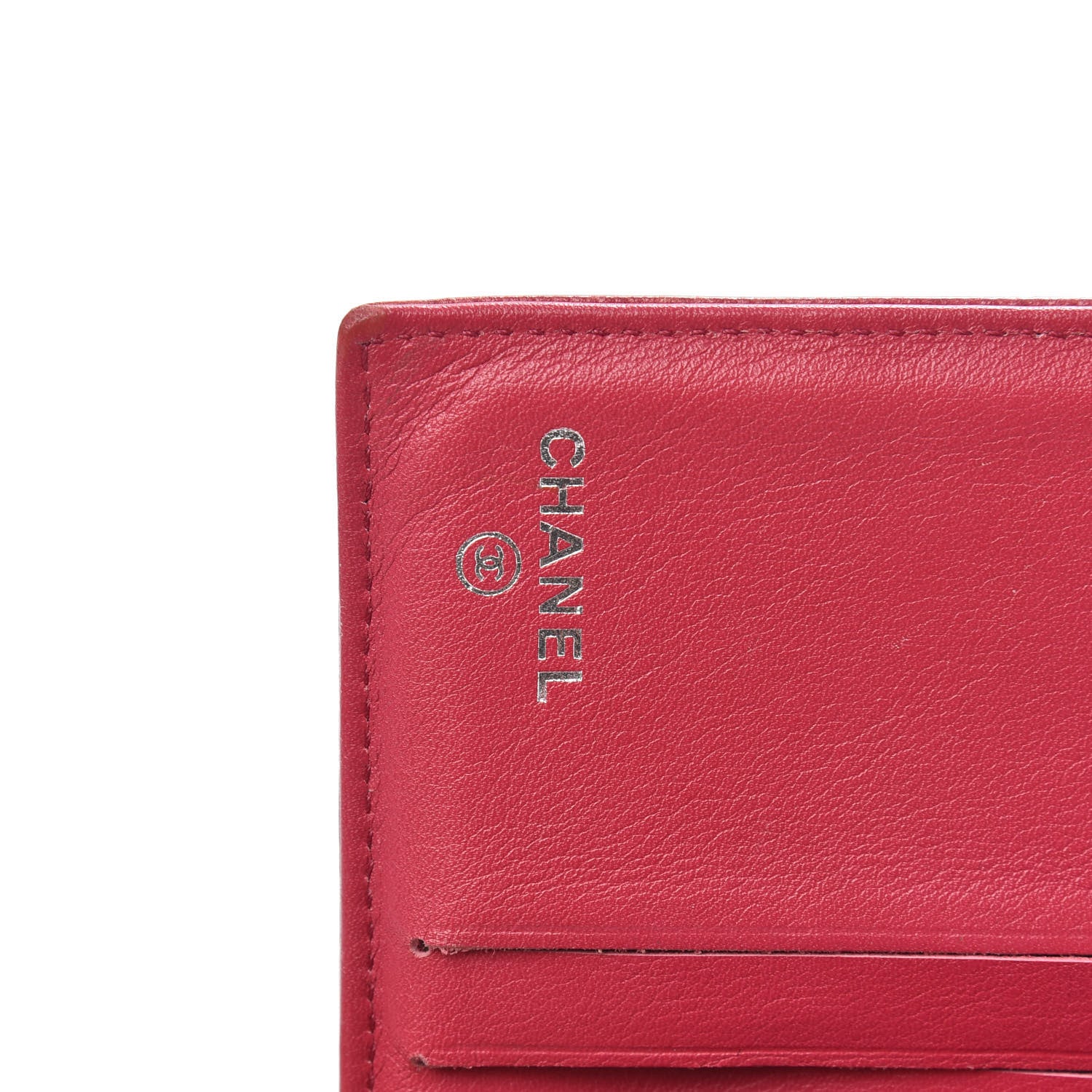 Chanel Caviar Sevruga Compact Wallet Fuchsia 7 of 14