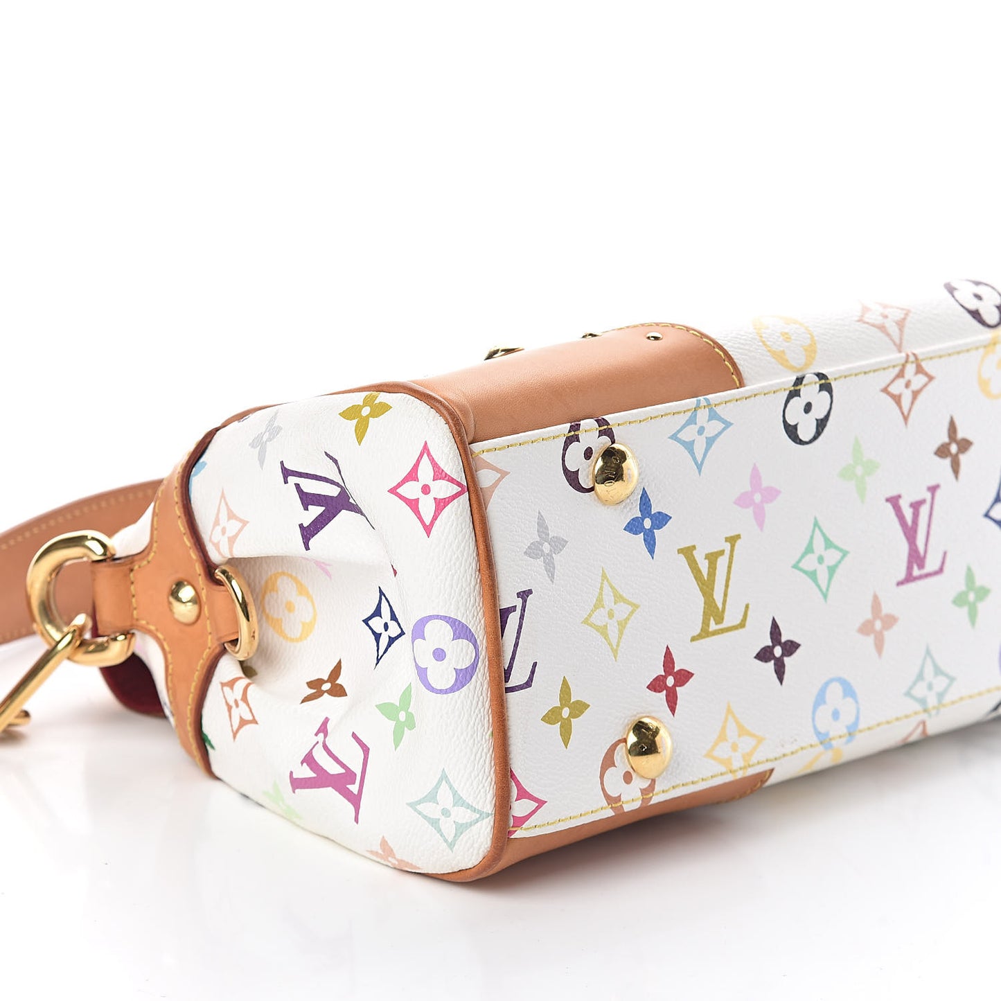 Monogram Multicolor Beverly MM White