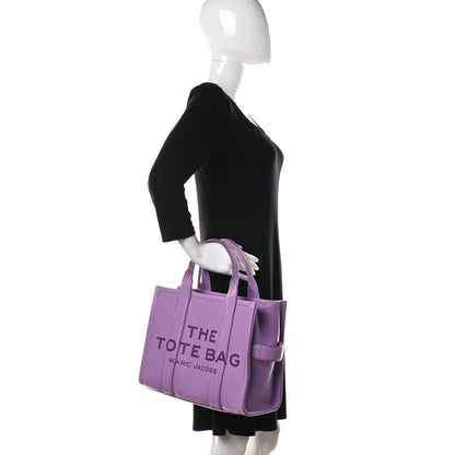 Marc Jacobs Grained Calfskin Medium The Tote Bag Regal Orchid 2 of 9