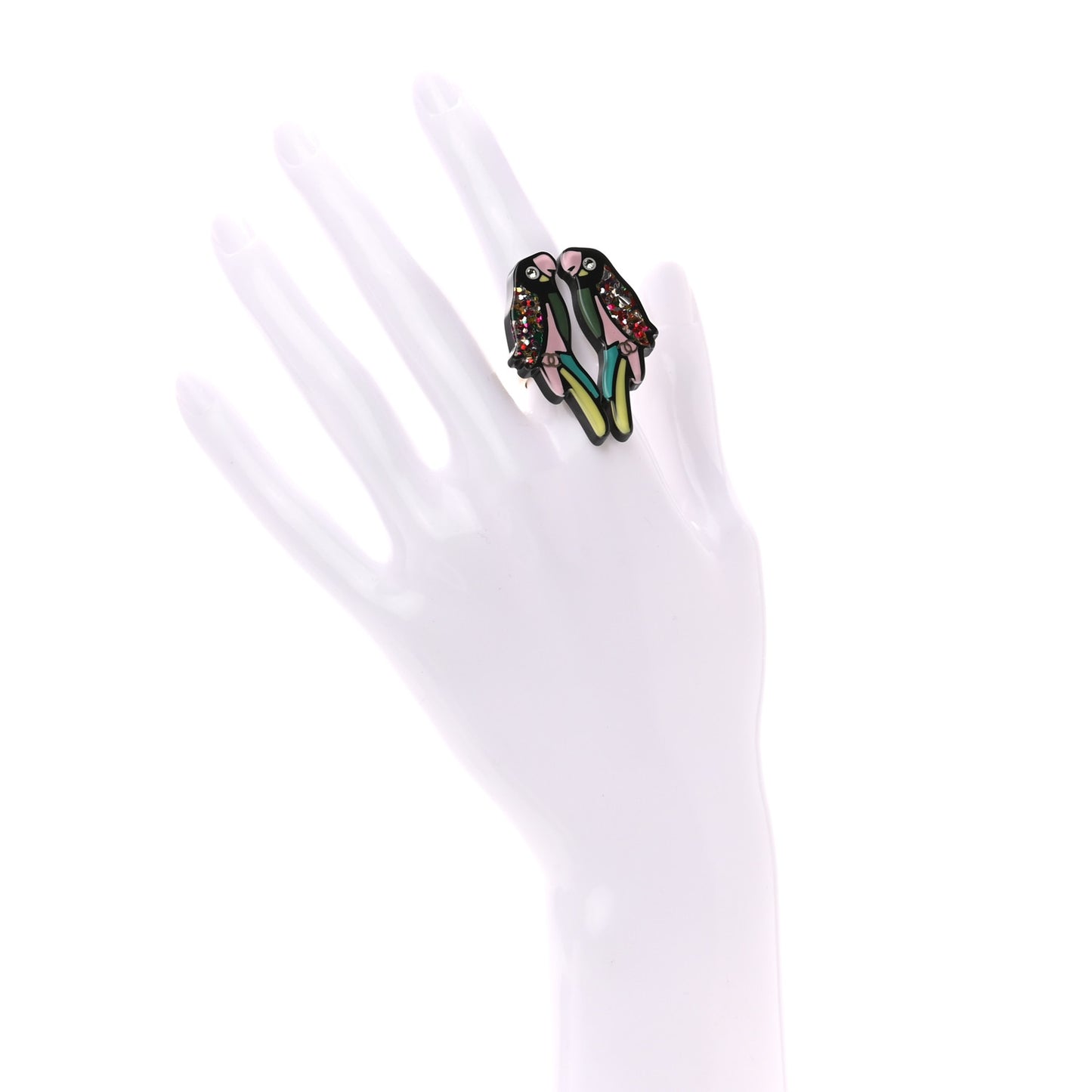 Resin Parrot CC Ring 52 6 Multicolor