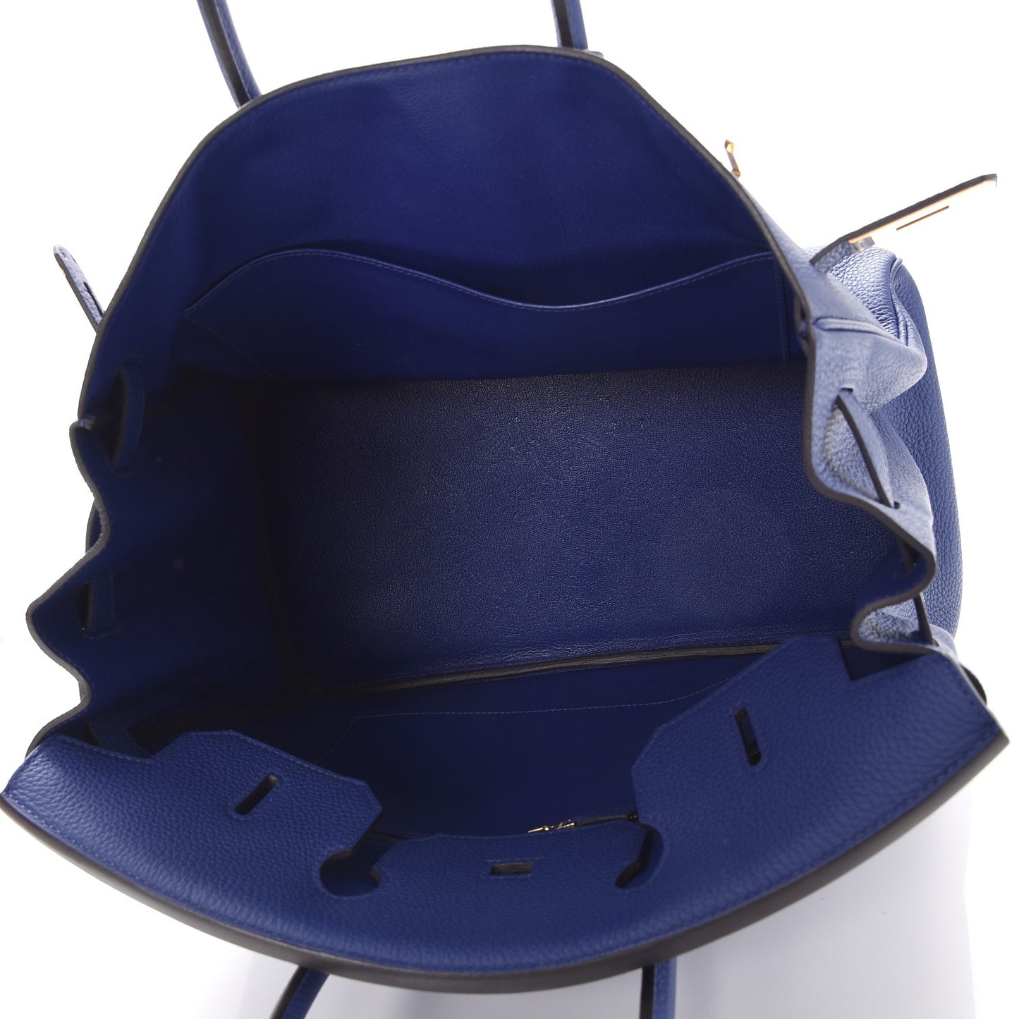 Togo Birkin 35 Bleu Electrique