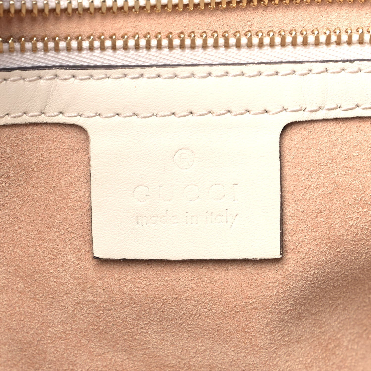 Gucci GG Supreme Monogram Medium Padlock Tote White 5 of 5