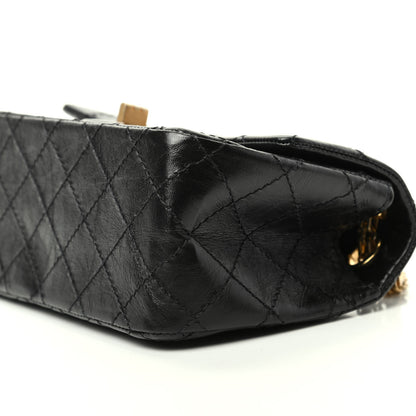 Chanel Aged Calfskin Quilted 2.55 Reissue Mini Flap Black 7 of 10