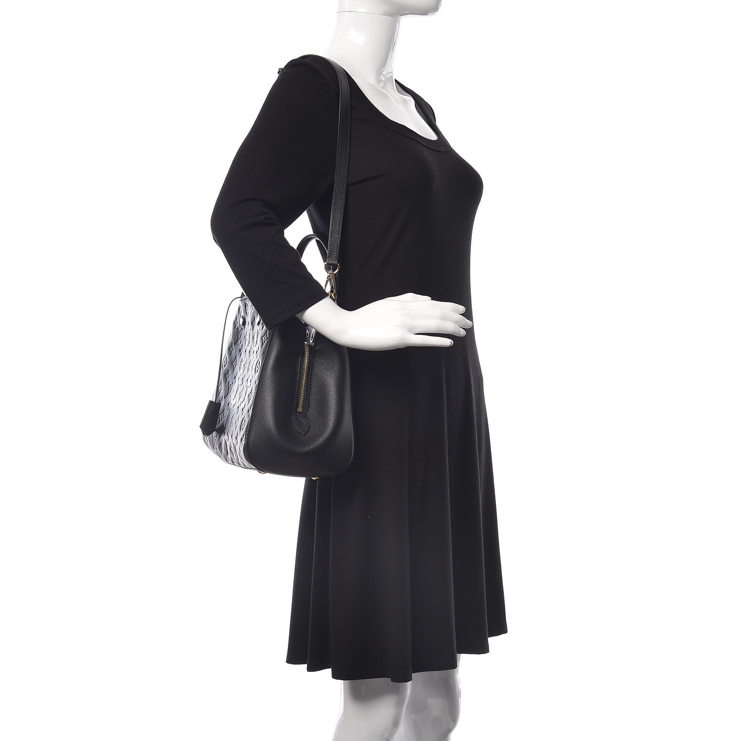 Louis Vuitton Empreinte Montaigne MM Black 2 of 12