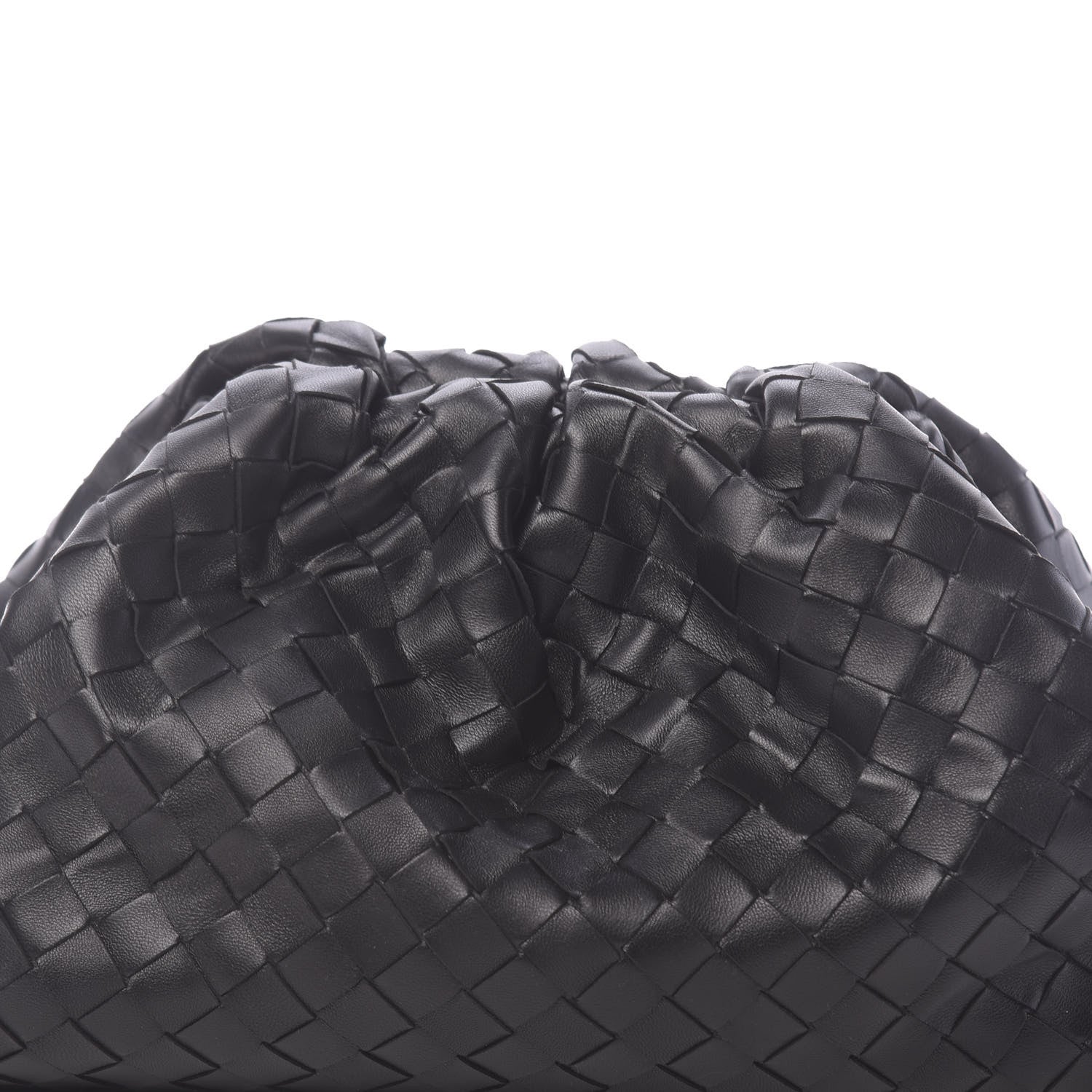 Bottega Veneta Nappa Maxi Intreccio The Pouch Oversized Clutch Black 7 of 9