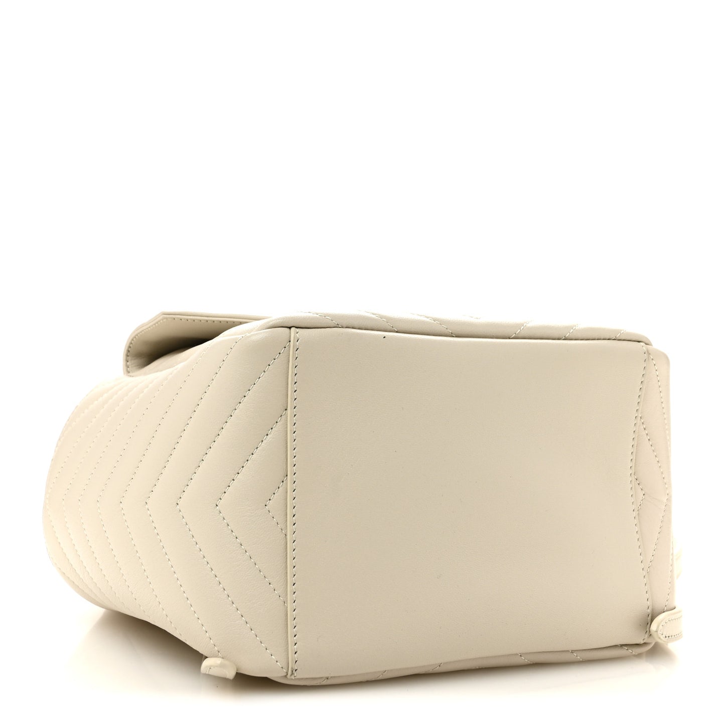 Lambskin Matelasse Monogram Joe Backpack Cream
