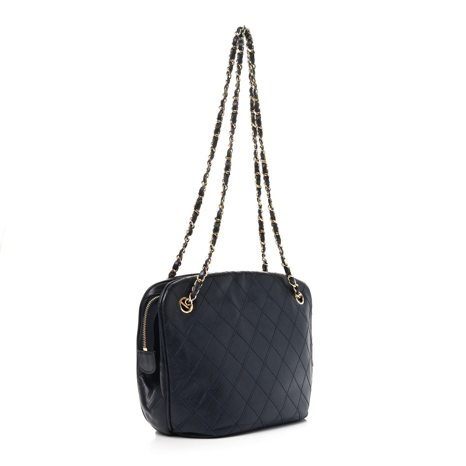 Chanel Lambskin Quilted Shoulder Bag 3 of 10
