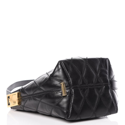 Givenchy Lambskin Quilted Mini GV Bucket Bag Black 4 of 9