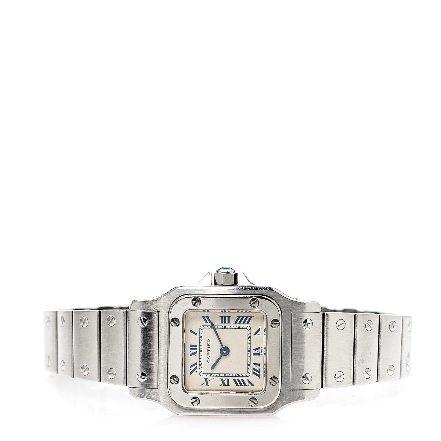 Stainless Steel 24mm Santos de Galbee Quartz Watch